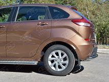 Защита заднего бампера D63 дуга для Lada Xray 2015
