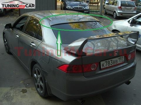 Козырек пустотелый для Honda Accord 7