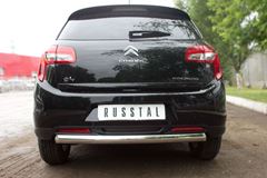 Защита заднего бампера D76 для Citroen C4 Aircross 2012-