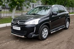 Защита переднего бампера D76 (дуга) для Citroen C4 Aircross 2012-
