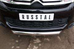 Защита переднего бампера D76 (дуга) для Citroen C4 Aircross 2012-