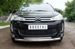Защита переднего бампера D76/42 для Citroen C4 Aircross 2012-