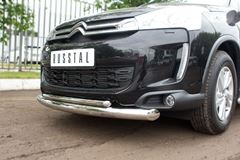 Защита переднего бампера D76/42 для Citroen C4 Aircross 2012-