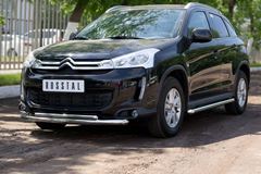 Защита переднего бампера D63/42 для Citroen C4 Aircross 2012-