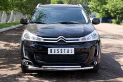 Защита переднего бампера D63/42 для Citroen C4 Aircross 2012-