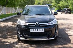 Защита переднего бампера D63/63 для Citroen C4 Aircross 2012-