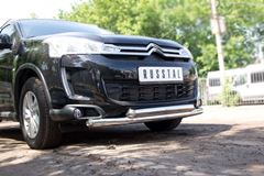 Защита переднего бампера D63/63 для Citroen C4 Aircross 2012-