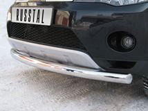 Защита переднего бампера D76 для Citroen C-Crosser 2007-2013