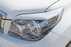 Накладки на передние фары (реснички) Toyota LC Prado 150 2009-2013