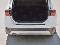 Накладка на задний бампер (лист нерж зеркальный) для Brilliance V5 2014-