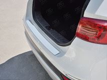 Накладка на задний бампер (лист нерж зеркальный) для Brilliance V5 2014-