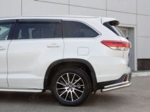 Защита заднего бампера уголки D63 секции-D42 секции для Toyota Highlander 2017