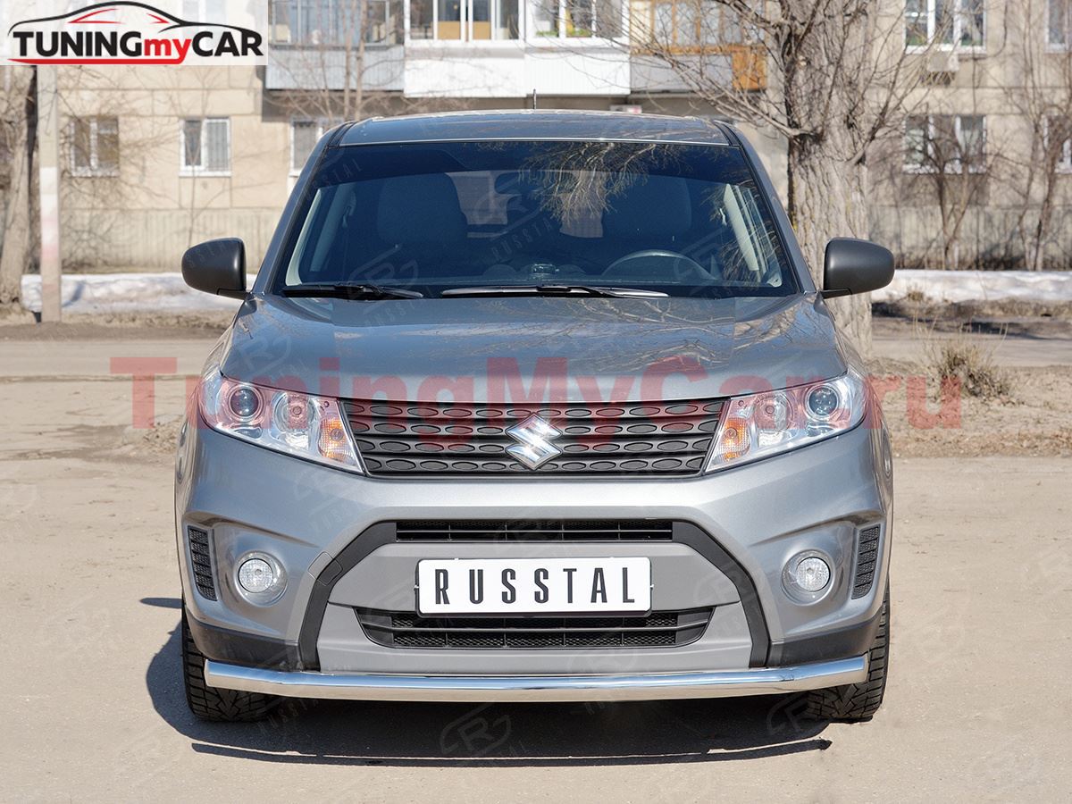 Защита переднего бампера D63 секции для Suzuki Vitara 2015-