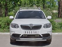 Защита переднего бампера D63 секции для Brilliance V5 2014-