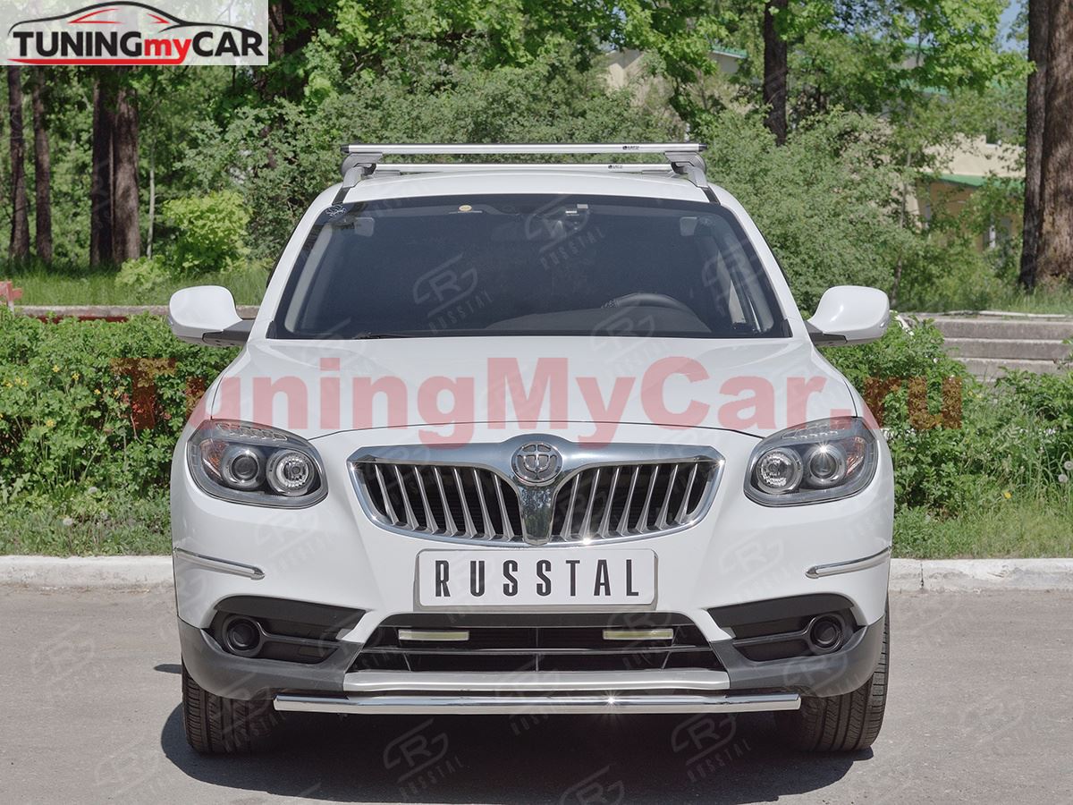 Защита переднего бампера D42 секции для Brilliance V5 2014-