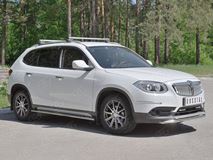 Защита переднего бампера D42 секции для Brilliance V5 2014-