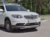 Защита переднего бампера D42 секции для Brilliance V5 2014-