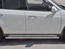 Пороги труба D63 (вариант 1) для Brilliance V5 2014-