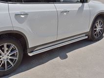Пороги труба D63 (вариант 1) для Brilliance V5 2014-