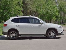 Пороги труба D63 (вариант 1) для Brilliance V5 2014-