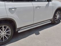 Пороги труба D63 (вариант 2) для Brilliance V5 2014-