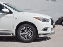 Защита переднего бампера D76 дуга-D42 дуга для Infiniti QX60 2016-