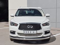 Защита переднего бампера D76 дуга для Infiniti QX60 2016-
