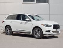 Защита переднего бампера D76 дуга для Infiniti QX60 2016-
