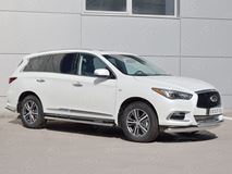Защита переднего бампера D75х42 дуга-75х42 дуга для Infiniti QX60 2016-