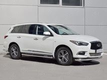 Защита переднего бампера D63 дуга для Infiniti QX60 2016-