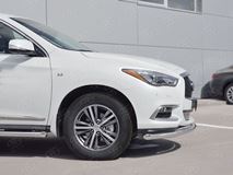 Защита переднего бампера D63 дуга для Infiniti QX60 2016-