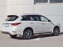 Защита заднего бампера D63 волна для Infiniti QX60 2016-