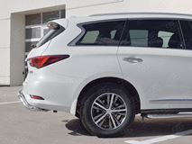Защита заднего бампера D63 волна для Infiniti QX60 2016-