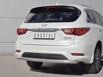 Защита заднего бампера D76 дуга для Infiniti QX60 2016-