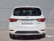 Защита заднего бампера D76 дуга для Infiniti QX60 2016-