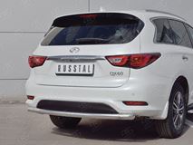 Защита заднего бампера D63 дуга для Infiniti QX60 2016-