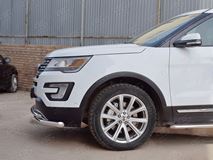 Защита переднего бампера D63 секции-D42 дуга для Ford Explorer 2016-