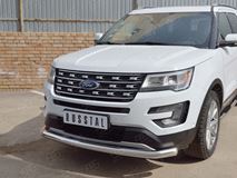 Защита переднего бампера D76 секции для Ford Explorer 2016-