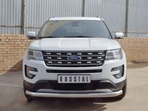 Защита переднего бампера D76 секции для Ford Explorer 2016-