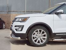 Защита переднего бампера D76 секции для Ford Explorer 2016-
