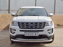 Защита переднего бампера D76 секции-D42 дуга для Ford Explorer 2016-