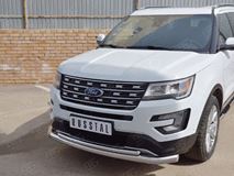 Защита переднего бампера D76 секции-D42 дуга для Ford Explorer 2016-
