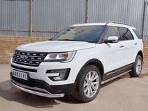 Защита переднего бампера D63 секции для Ford Explorer 2016-