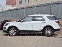 Пороги труба D63 (вариант 2) для Ford Explorer 2016-