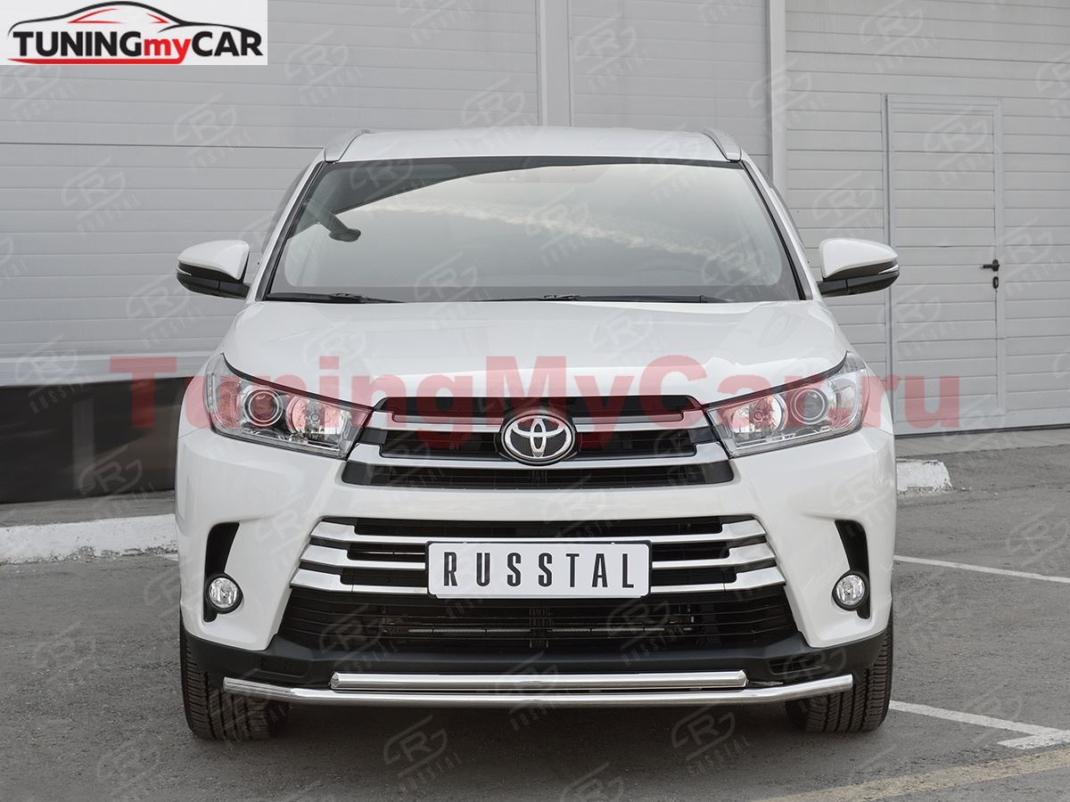 Защита переднего бампера D42 секции-D42 дуга для Toyota Highlander 2017