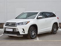 Защита переднего бампера D42 секции-D42 дуга для Toyota Highlander 2017