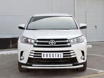 Защита переднего бампера D63 секции-D42 дуга для Toyota Highlander 2017