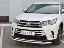 Защита переднего бампера D63 секции-D42 дуга для Toyota Highlander 2017