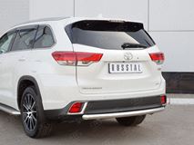 Защита заднего бампера D63 дуга для Toyota Highlander 2017