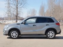 Пороги труба D42 (вариант 1) для Suzuki Vitara 2015-